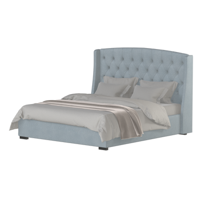 Sophia Upholstered Bed with Buttoned Headboard