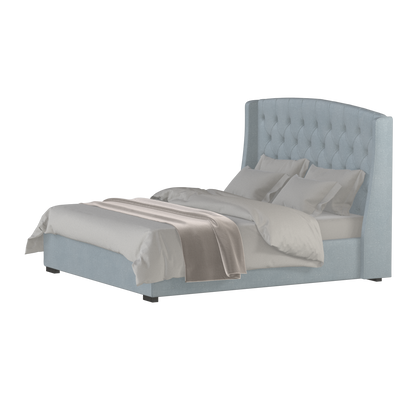 Sophia Upholstered Bed with Buttoned Headboard