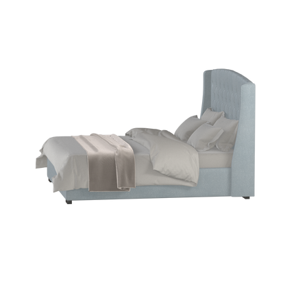 Sophia Upholstered Bed with Buttoned Headboard
