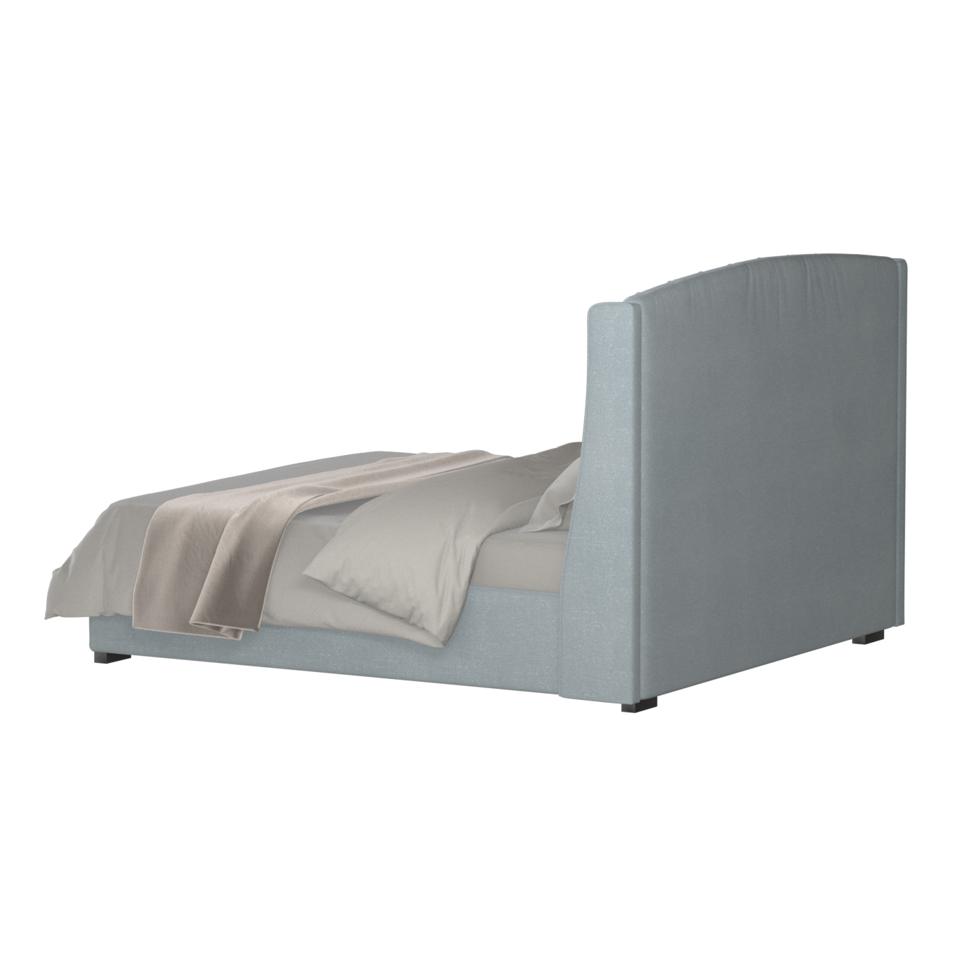 Sophia Upholstered Bed with Buttoned Headboard