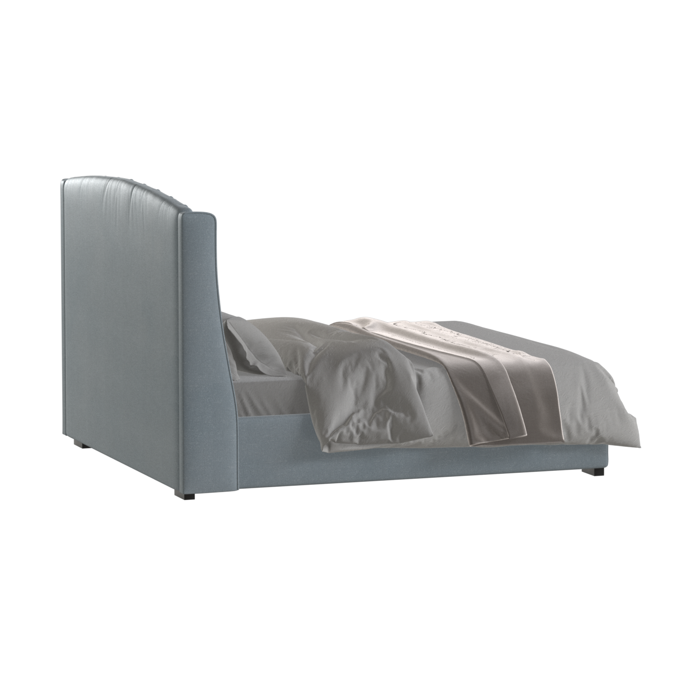 Sophia Upholstered Bed with Buttoned Headboard