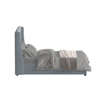 Sophia Upholstered Bed with Buttoned Headboard