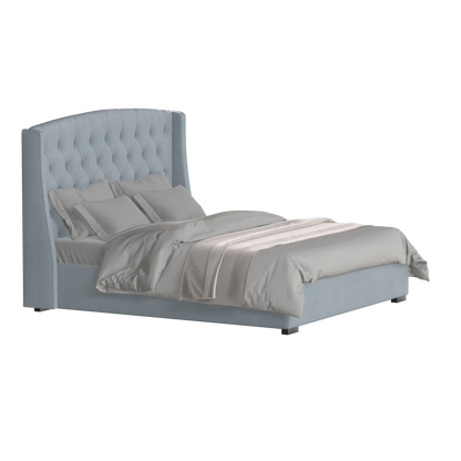 Sophia Upholstered Bed with Buttoned Headboard