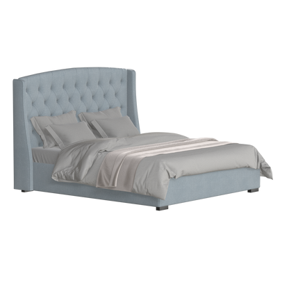 Sophia Upholstered Bed with Buttoned Headboard