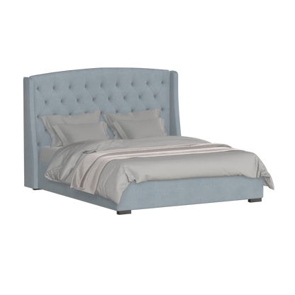 Sophia Upholstered Bed with Buttoned Headboard