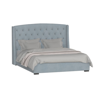 Sophia Upholstered Bed with Buttoned Headboard