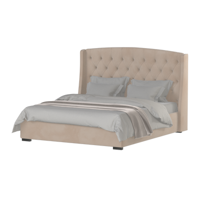 Sophia Upholstered Bed with Buttoned Headboard