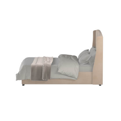 Sophia Upholstered Bed with Buttoned Headboard