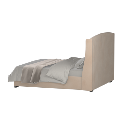 Sophia Upholstered Bed with Buttoned Headboard