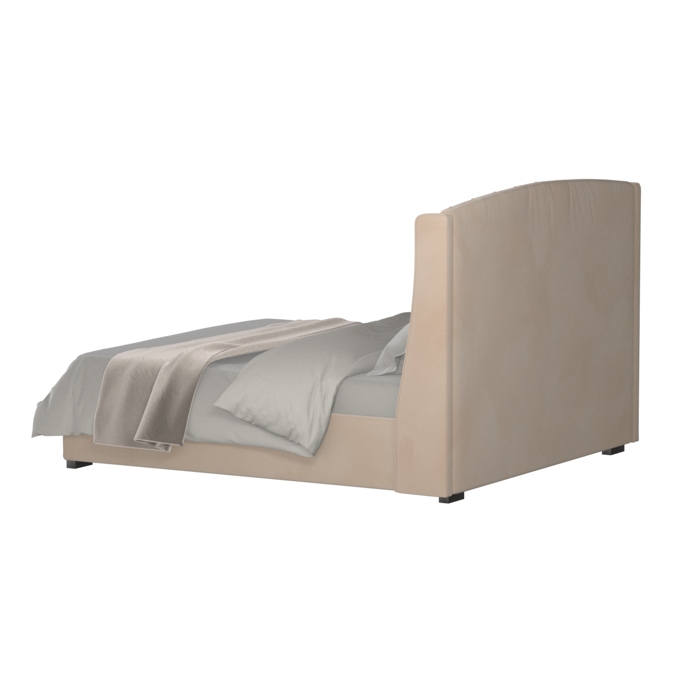 Sophia Upholstered Bed with Buttoned Headboard