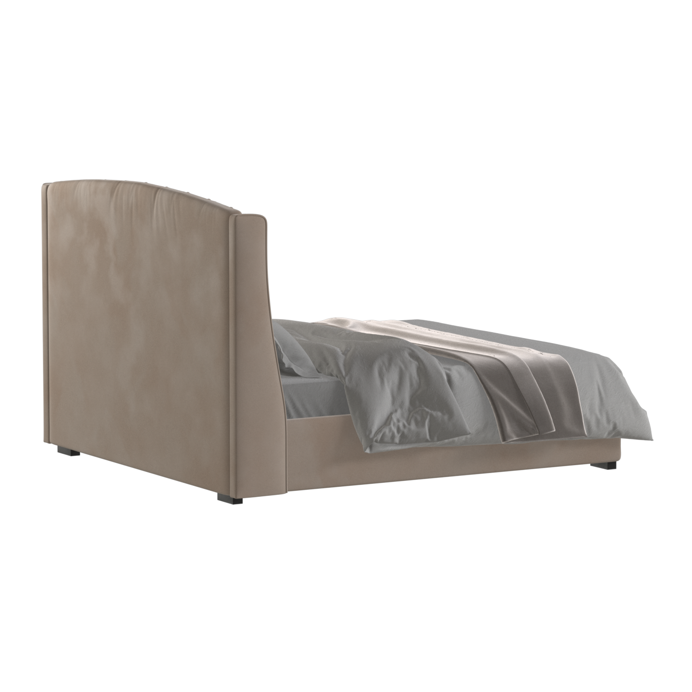 Sophia Upholstered Bed with Buttoned Headboard
