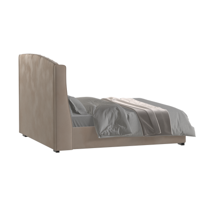 Sophia Upholstered Bed with Buttoned Headboard