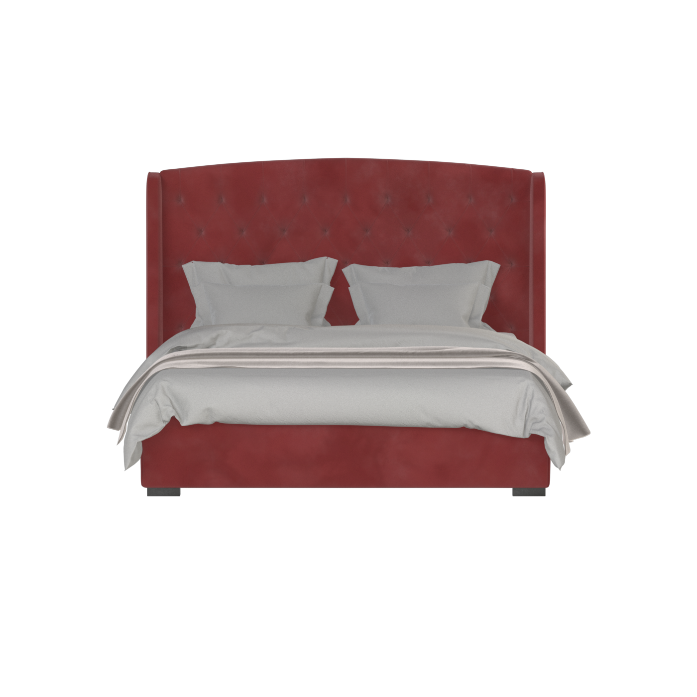 Sophia Upholstered Bed with Buttoned Headboard