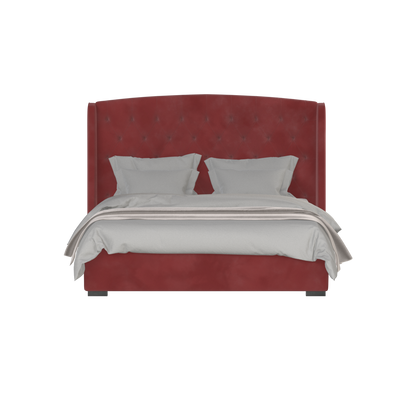 Sophia Upholstered Bed with Buttoned Headboard