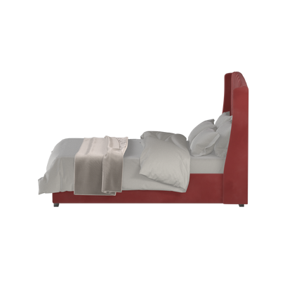 Sophia Upholstered Bed with Buttoned Headboard