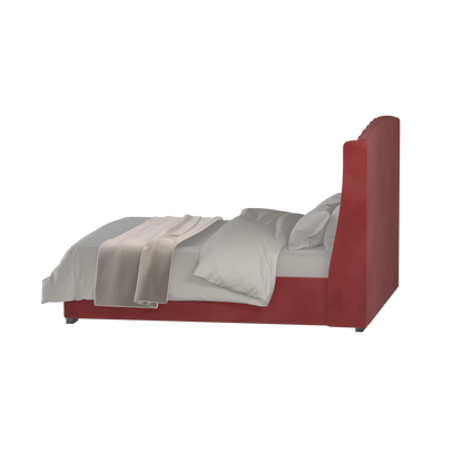 Sophia Upholstered Bed with Buttoned Headboard