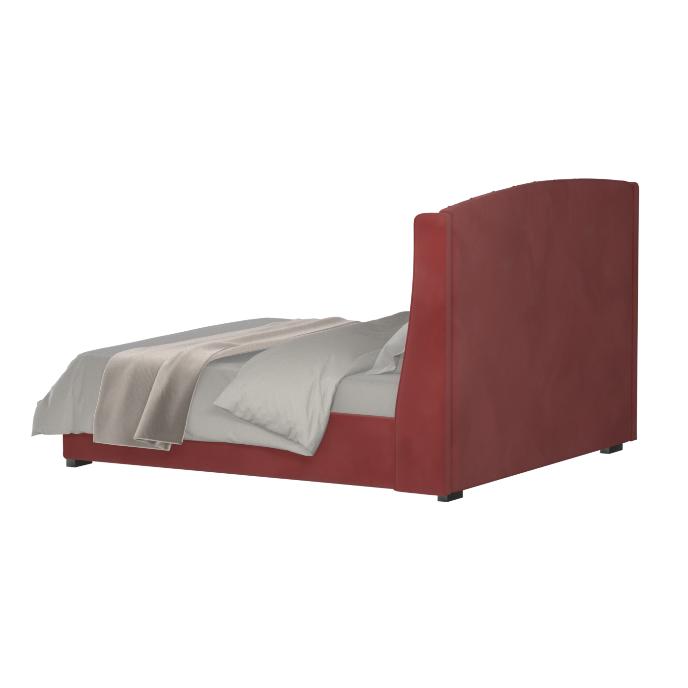 Sophia Upholstered Bed with Buttoned Headboard