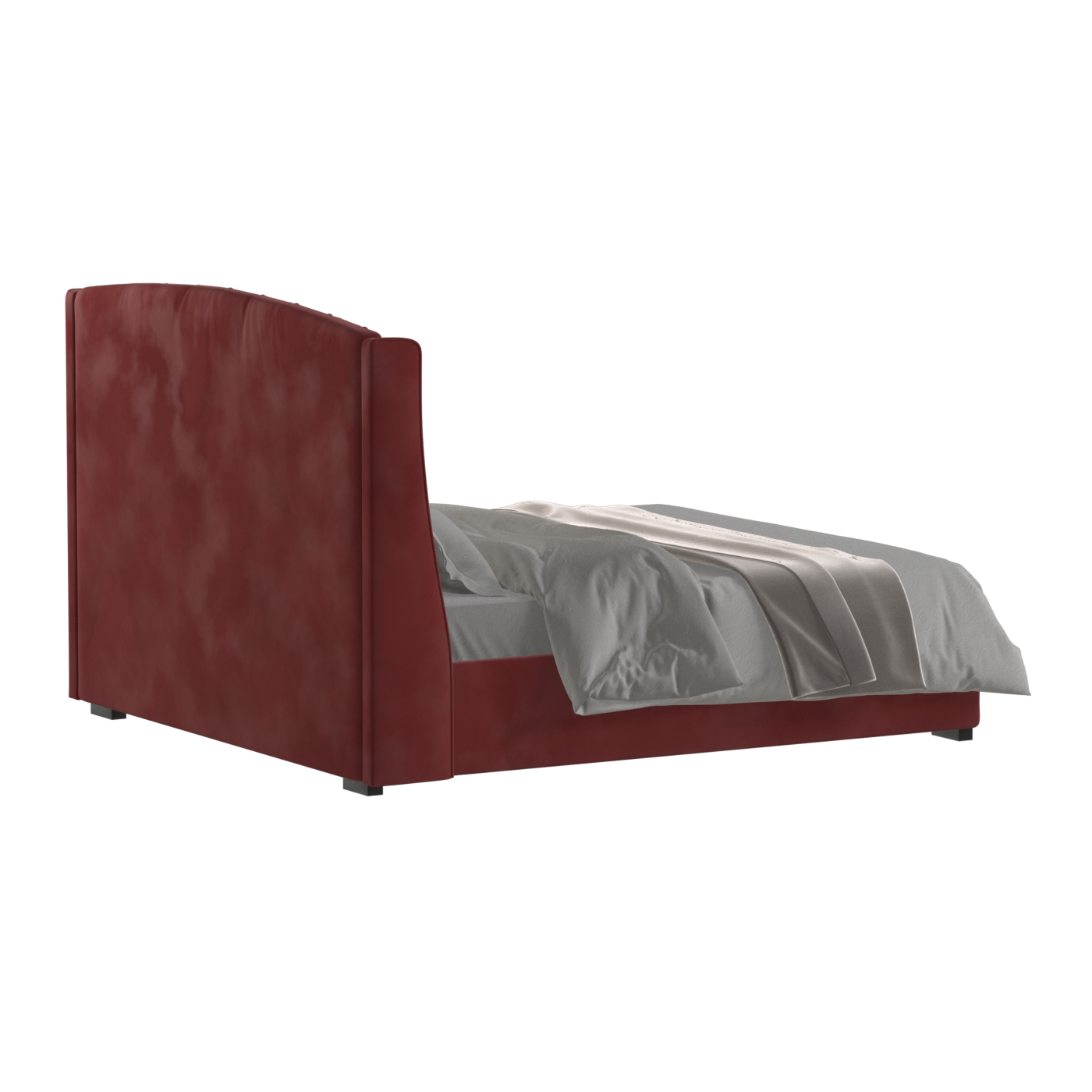 Sophia Upholstered Bed with Buttoned Headboard