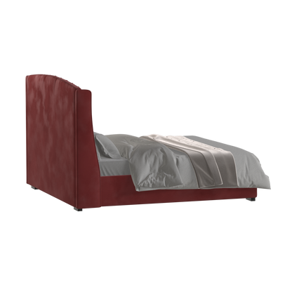 Sophia Upholstered Bed with Buttoned Headboard