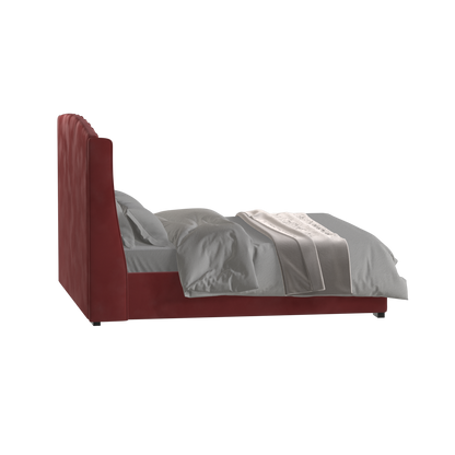 Sophia Upholstered Bed with Buttoned Headboard