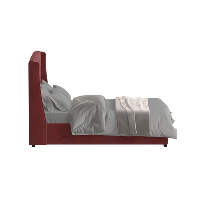 Sophia Upholstered Bed with Buttoned Headboard
