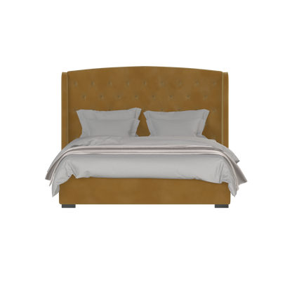 Sophia Upholstered Bed with Buttoned Headboard