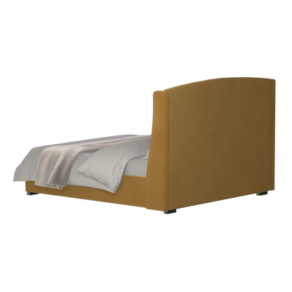 Sophia Upholstered Bed with Buttoned Headboard