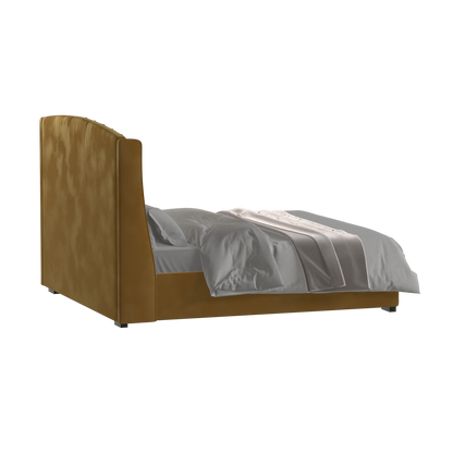 Sophia Upholstered Bed with Buttoned Headboard