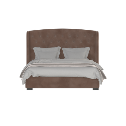 Sophia Upholstered Bed with Buttoned Headboard