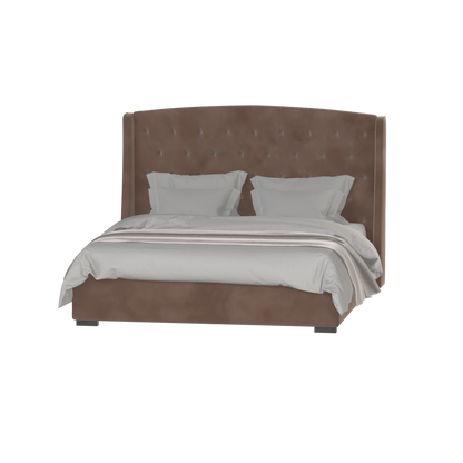 Sophia Upholstered Bed with Buttoned Headboard