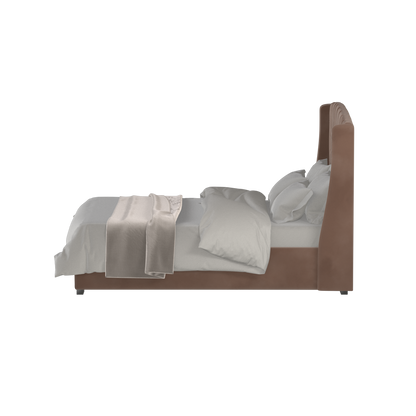 Sophia Upholstered Bed with Buttoned Headboard