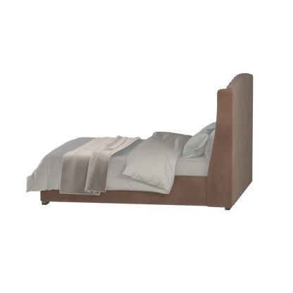 Sophia Upholstered Bed with Buttoned Headboard