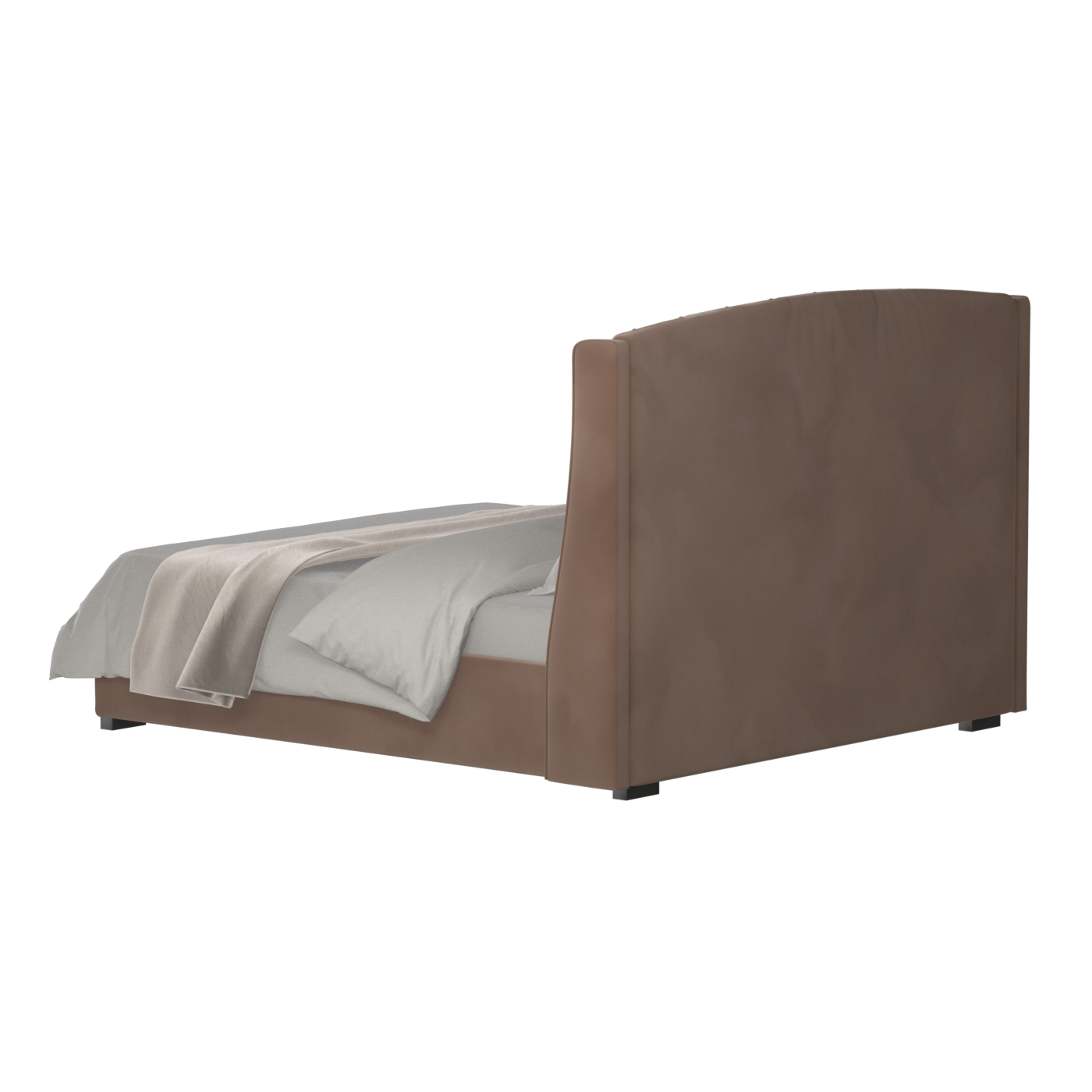 Sophia Upholstered Bed with Buttoned Headboard