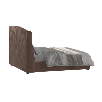 Sophia Upholstered Bed with Buttoned Headboard
