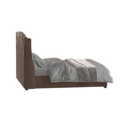 Sophia Upholstered Bed with Buttoned Headboard