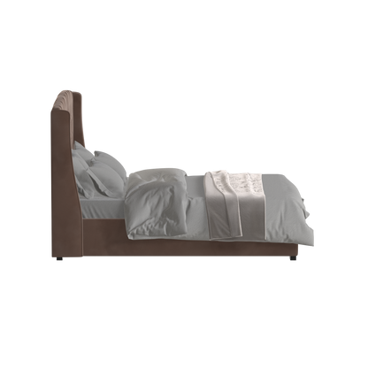 Sophia Upholstered Bed with Buttoned Headboard