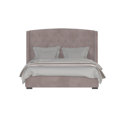 Sophia Upholstered Bed with Buttoned Headboard