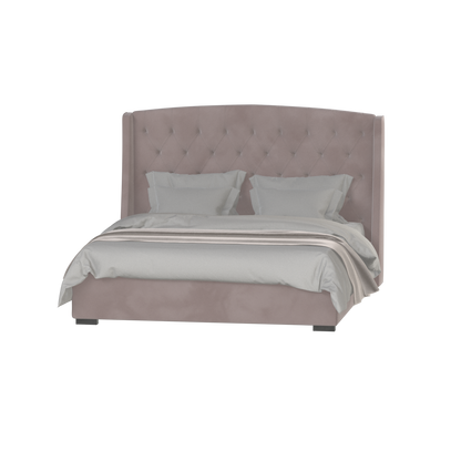Sophia Upholstered Bed with Buttoned Headboard