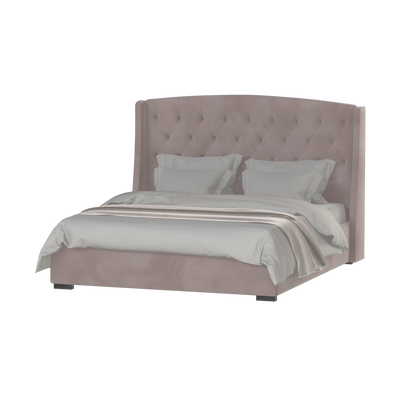 Sophia Upholstered Bed with Buttoned Headboard