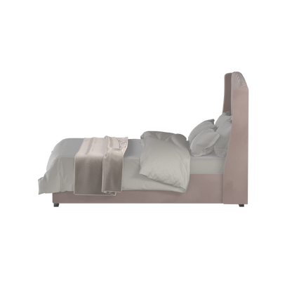 Sophia Upholstered Bed with Buttoned Headboard
