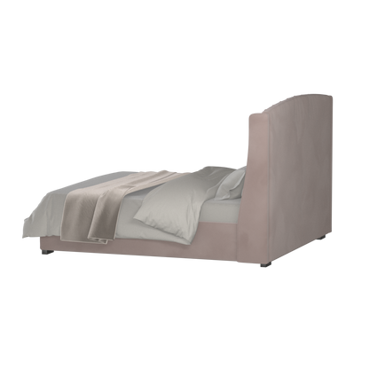 Sophia Upholstered Bed with Buttoned Headboard
