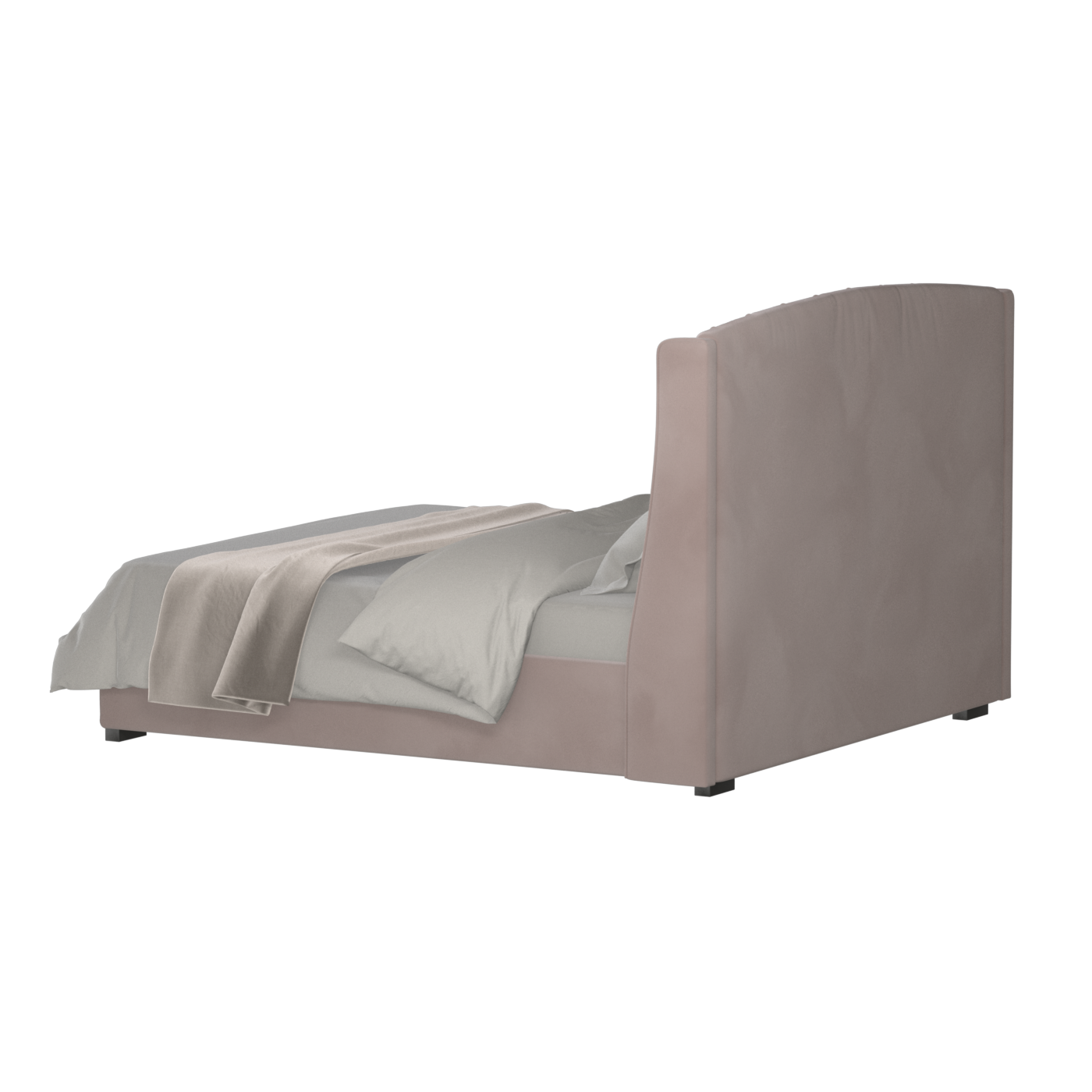 Sophia Upholstered Bed with Buttoned Headboard