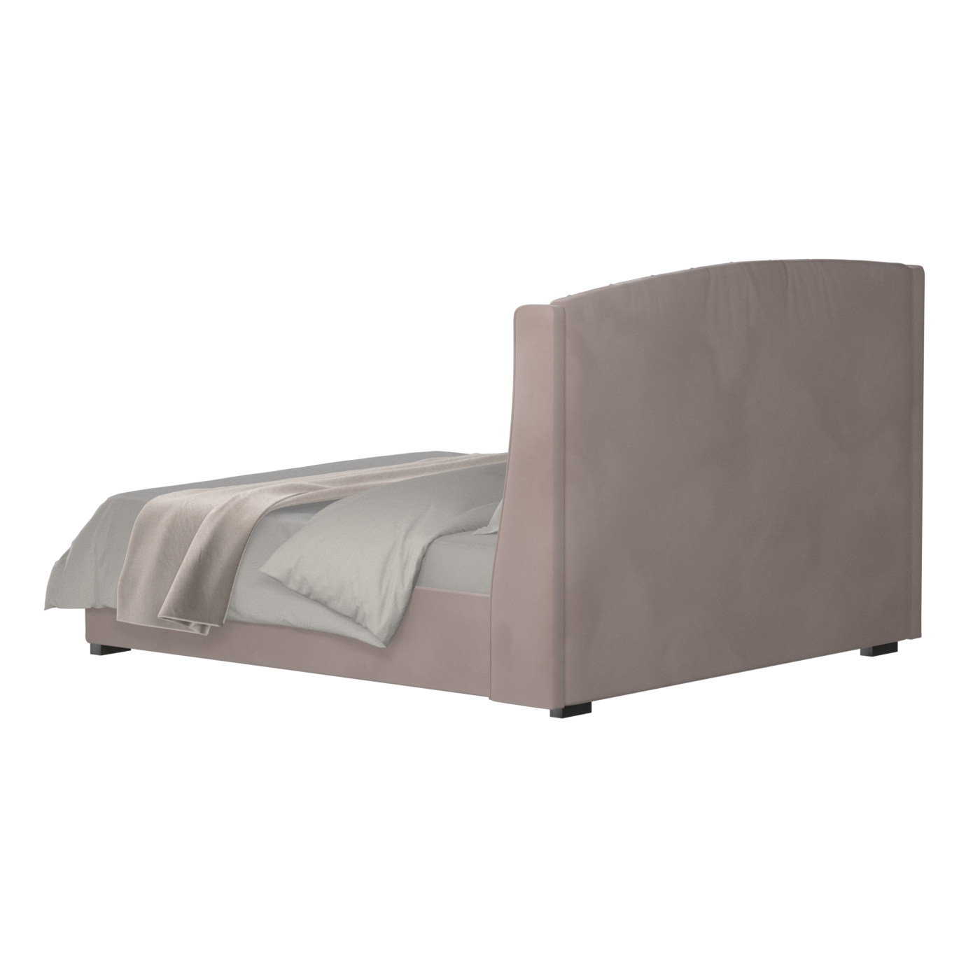 Sophia Upholstered Bed with Buttoned Headboard