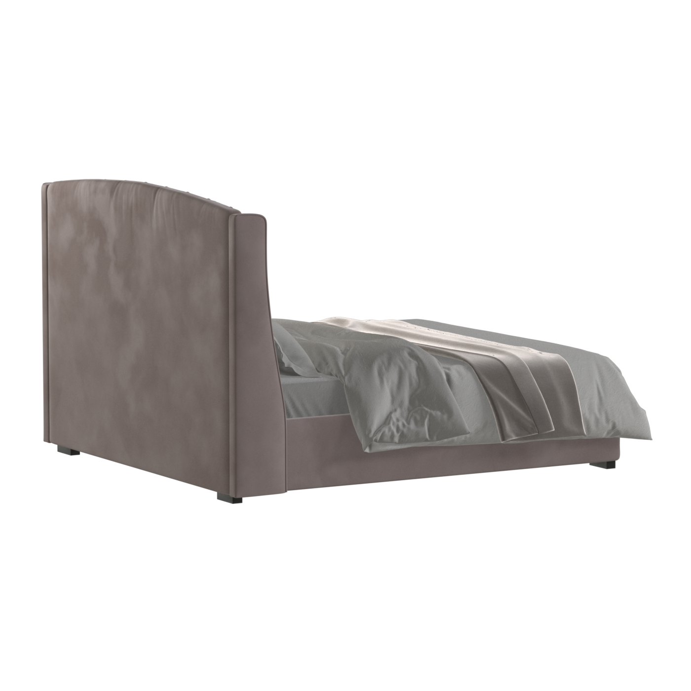 Sophia Upholstered Bed with Buttoned Headboard