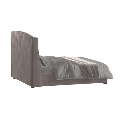 Sophia Upholstered Bed with Buttoned Headboard
