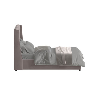Sophia Upholstered Bed with Buttoned Headboard
