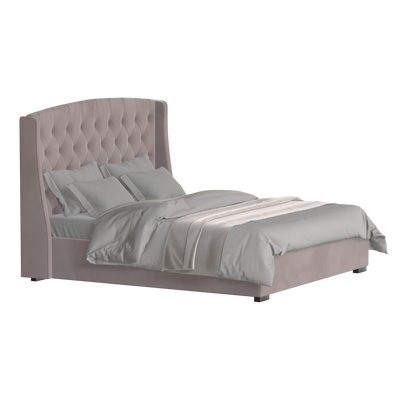 Sophia Upholstered Bed with Buttoned Headboard