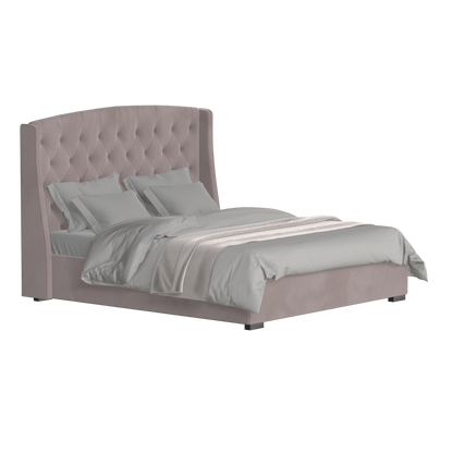 Sophia Upholstered Bed with Buttoned Headboard