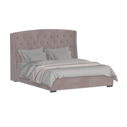Sophia Upholstered Bed with Buttoned Headboard