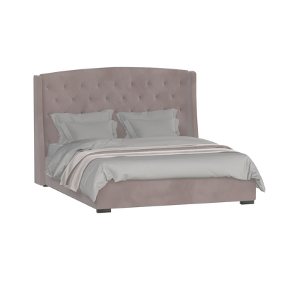 Sophia Upholstered Bed with Buttoned Headboard